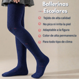Pack 6 Panty Ballerinas Elasticadas Escolares Niña Algodón Azul