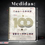 Pack 10 Unidades Cuadernos Colo Colo Centenario 100 Hojas
