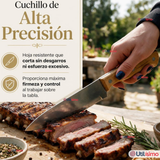 Set Parrilero 4 Piezas Acero Inoxidable Con Estuche Asado Barbacoa Fiestas Patrias