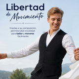 Chaleco Bolero Negro Tradicional Hombre Fiestas Patrias