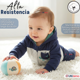 Conjunto 2 Piezas Buzo Pantalón Y Polerón De Algodón Azul Tortuga Bebé Niño