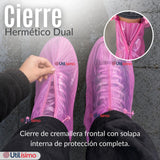 Fundas Cubre Calzado Impermeables Aislante Lluvia Rosado 1 Par