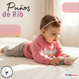 Conjunto 2 Piezas Buzo Pantalón Y Polerón De Algodón Lila Bebé Niña