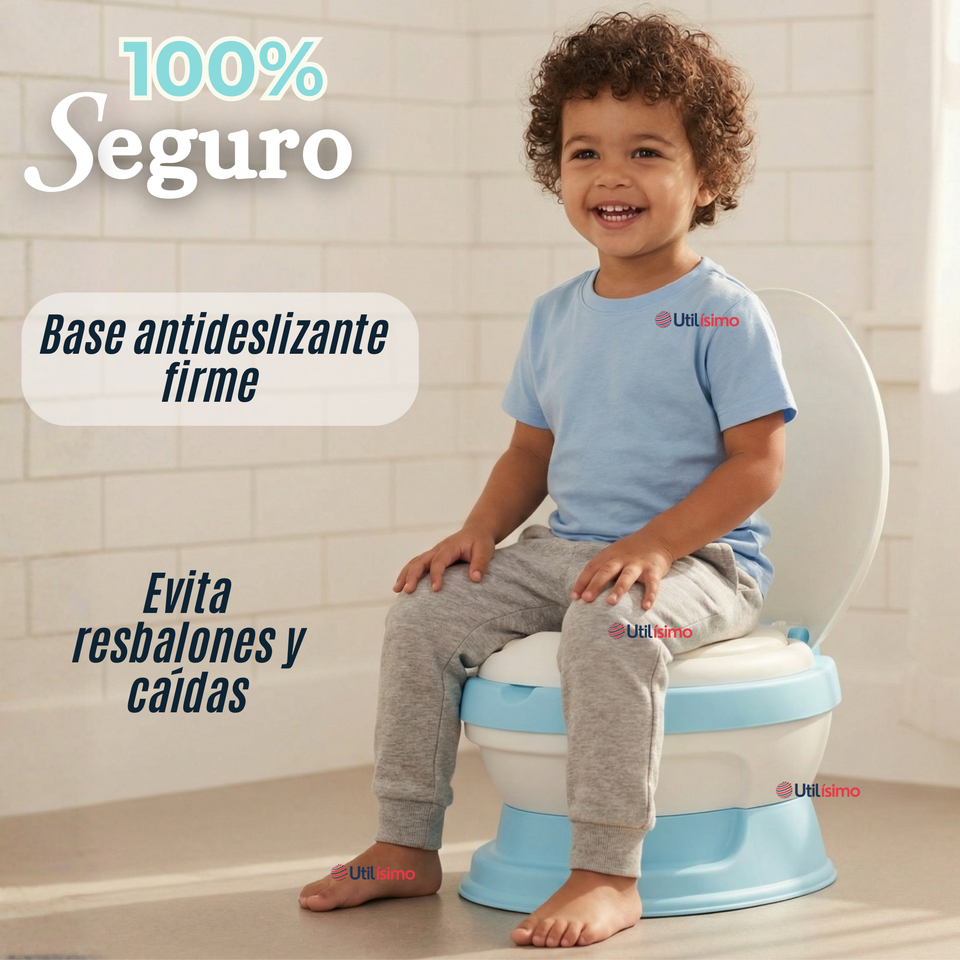 Pelela Inodoro Baño Entrenador Portátil Niño Surtido Asiento Acojinado