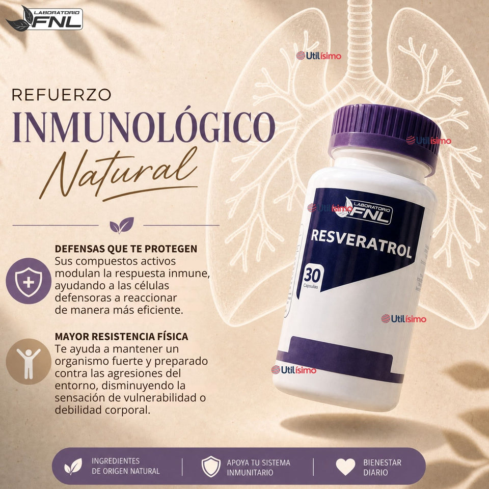 Resveratrol FNL 400mg 30 Capsulas