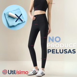 Calza Leggings Deportiva Tiro alto Con Faja Reductora Y Moldeadora Mujer