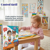 Libro Didáctico Interactivo Aprendizaje Bilingüe Juguete Para Niños
