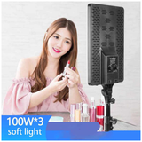 Panel Lámpara LED 5000K Control Remoto Fotografía Vídeo