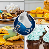 Batidora de mano Oster® blanca 6 velocidades y función turbo FPSTHM3532