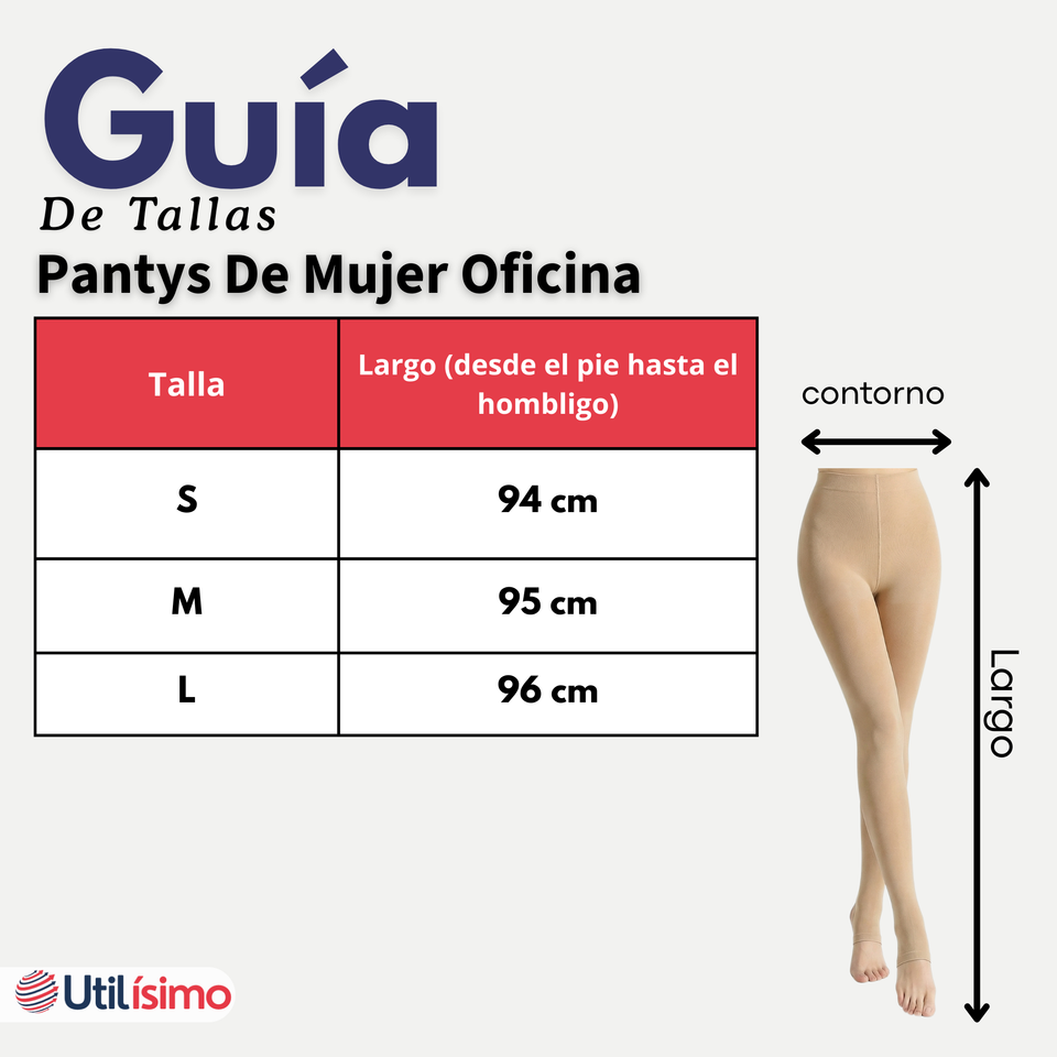 Pack 3 Calzas Mujer Panty Con Polar Térmica Negra Chiporro