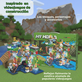 Juguete Bloques de Construcción My World Con Luces 562 Piezas Niño