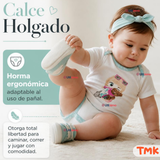 Pack 5 Bodys Manga Corta %100 Algodón Tedmimak Niña Cuddly Bears