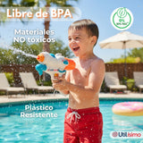 Pack 2 Pistolas Lanza Agua Juegos Para Niños Juguete 29 cm Colores Surtidos