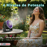 Mini Ventilador De Mesa Gris Silencioso Portátil Recargable USB