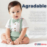 Conjunto de Vestir con Tirantes Camisa Pantalón Corto Algodón
