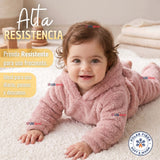 Buzo Polerón Conjunto Polar Niña Capucha Orejitas Rosa