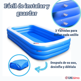 Piscina Inflable Rectangular 260x170x60 CM Color Azul