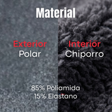 Calza Polar Con Chiporro Térmica Mujer Elasticada Gris Marengo