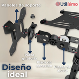 Soporte Brazo Doble Articulado Para Monitor Y Notebook Escritorio 15 a 33 Pulgadas 15 17 19 22 24 27 28 29 30 32