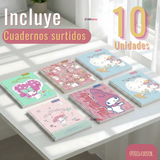 Pack 10 Cuadernos Universitarios My Melody 100 Hojas Proarte Diseño Surtido