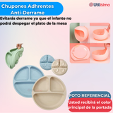 Set De Alimentación Bebé Silicona Con Vaso 11 Piezas Libre BPA