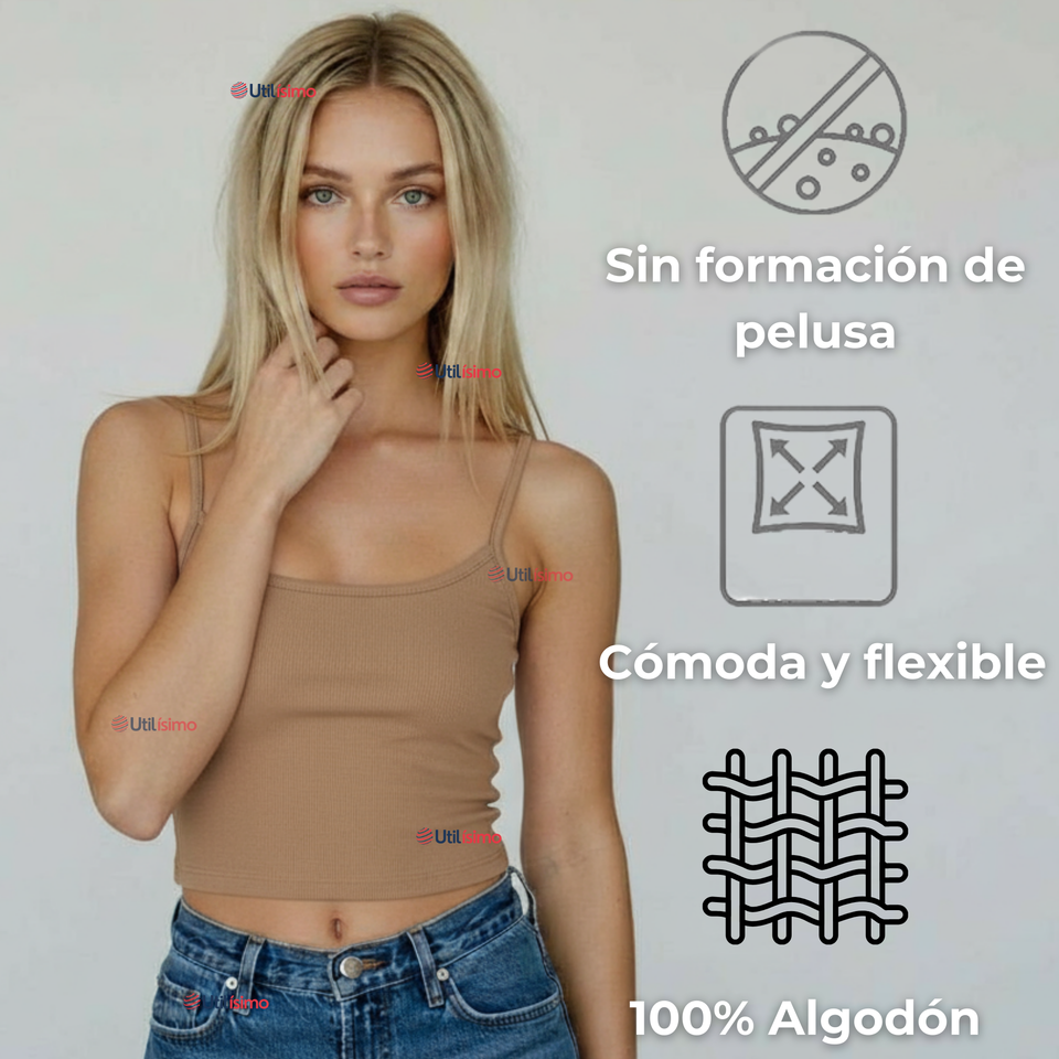 Polera Camiseta Pabilo Básica Lisa Elástica Algodón Mujer Colores Surtidos