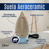 Plancha de vapor Oster® AeroGlide Plus S7400 Verde claro GCSTAC7402-052