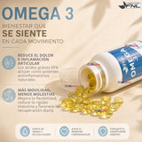 Omega 3 FNL 60 Capsulas Aceite De Pescado + Dha + Epa Sin Sabor