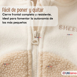Polerón Polar Con Capucha Invierno Bebé Niña Fluffy Sheep