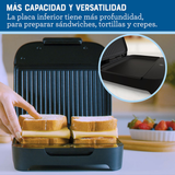 Sandwichera Oster® compacta con platos hondos CKSTSM400