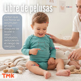 Pack 4 Bodys Manga Larga 100% Algodón Tedmimak Sweet Nature Bebé Niño