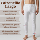 Pack 3 Calzoncillos Largos Algodón Calza Hombre Invierno Primera Capa