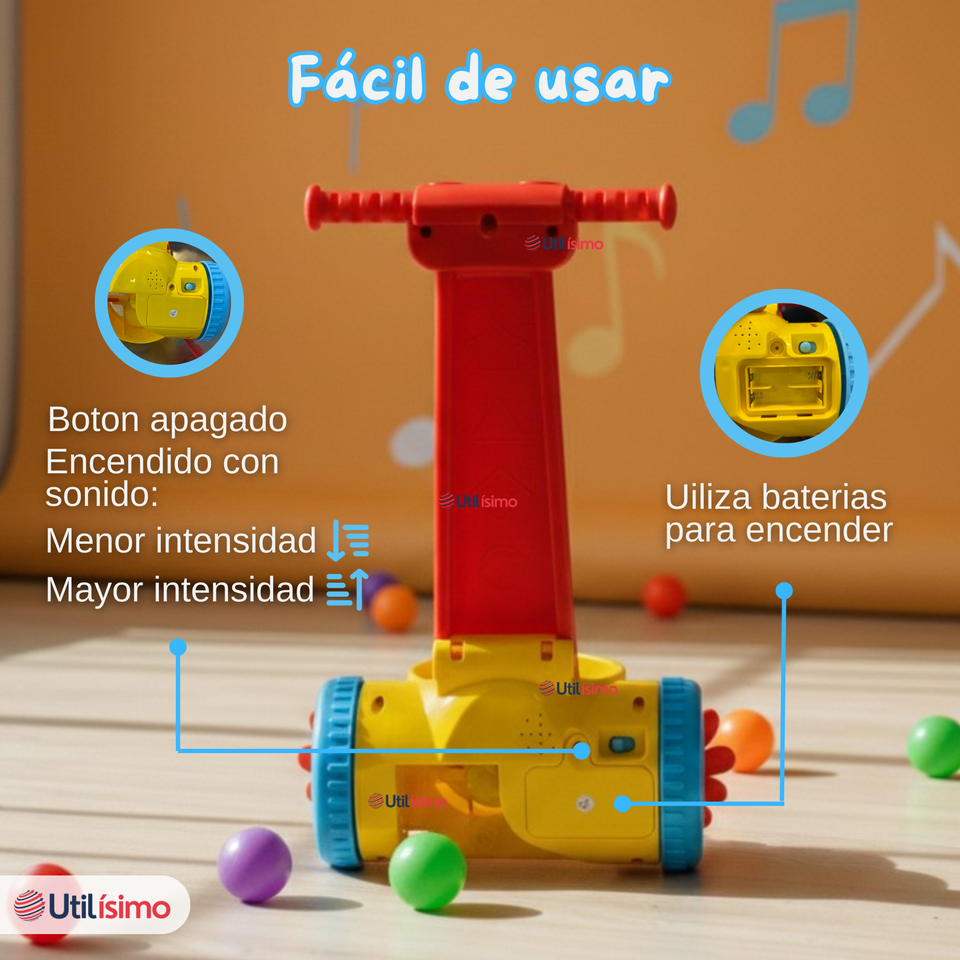 Andador Musical Bebé Niña Niño Juguete Interactivo Popper Walker Caminador