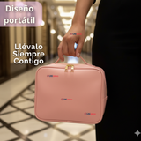 Estuche Maquillaje 2 en 1 Bolso Cosmetiquero Espejo Con Luz Led Organizador
