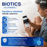 Probióticos FNL Biotics 60 Cápsulas con 100 Billones y 14 Cepas