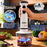 Minipimer Eléctrico Thomas Premium 4 en 1 Con Accesorios Alta Potencia Tecnologia Alemana Blanco