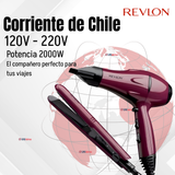 Set Secador y Plancha Alisadora Portátil Revlon 2000W