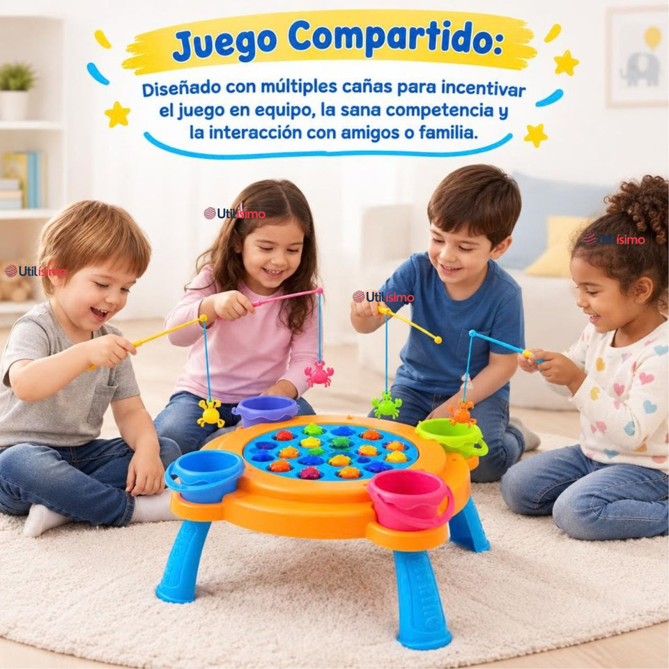 Juguete Pesca Magnético Interactivo Musical Infantil