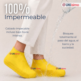 Fundas Cubre Zapatos Amarillo Impermeable Surtidas Silicona Antideslizante 1 Par