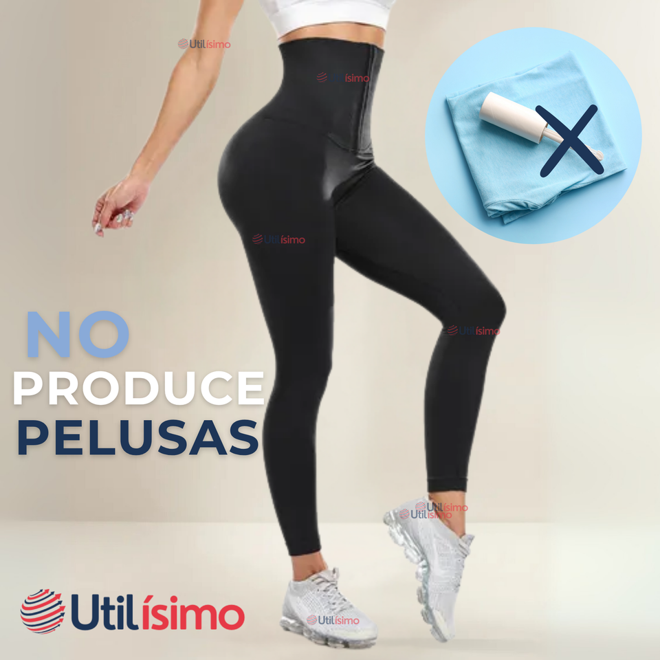 Calza Leggings Deportiva Tiro alto Con Faja Reductora Y Moldeadora Mujer