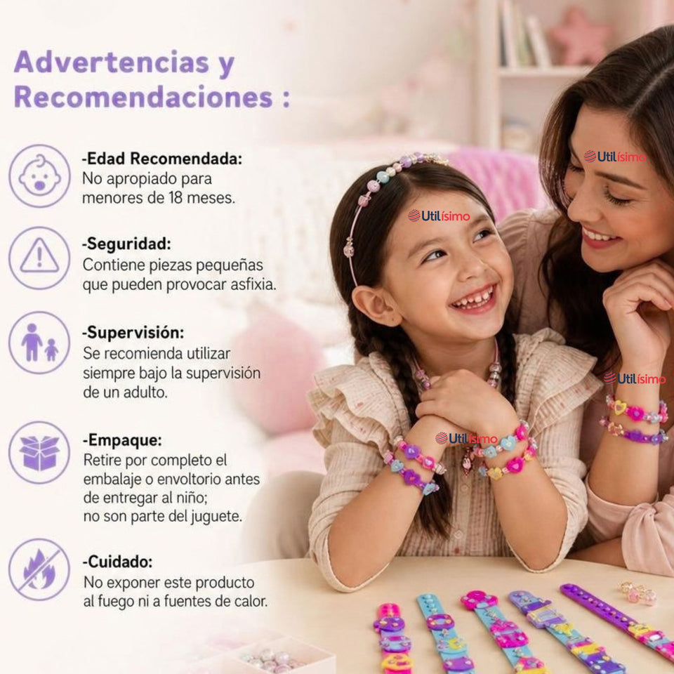 Set Niña Creativo Diseño Pulsera Juguete Infantil