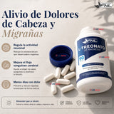 L-Treonato De Magnesio FNL 90 Capsulas Stress Fatiga Sabor Natural