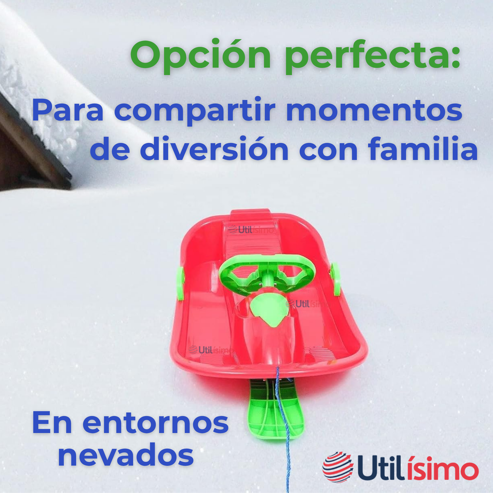Trineo Para Niños 1 unidad Con Frenos de Volante Tabla Multifuncional Surtido