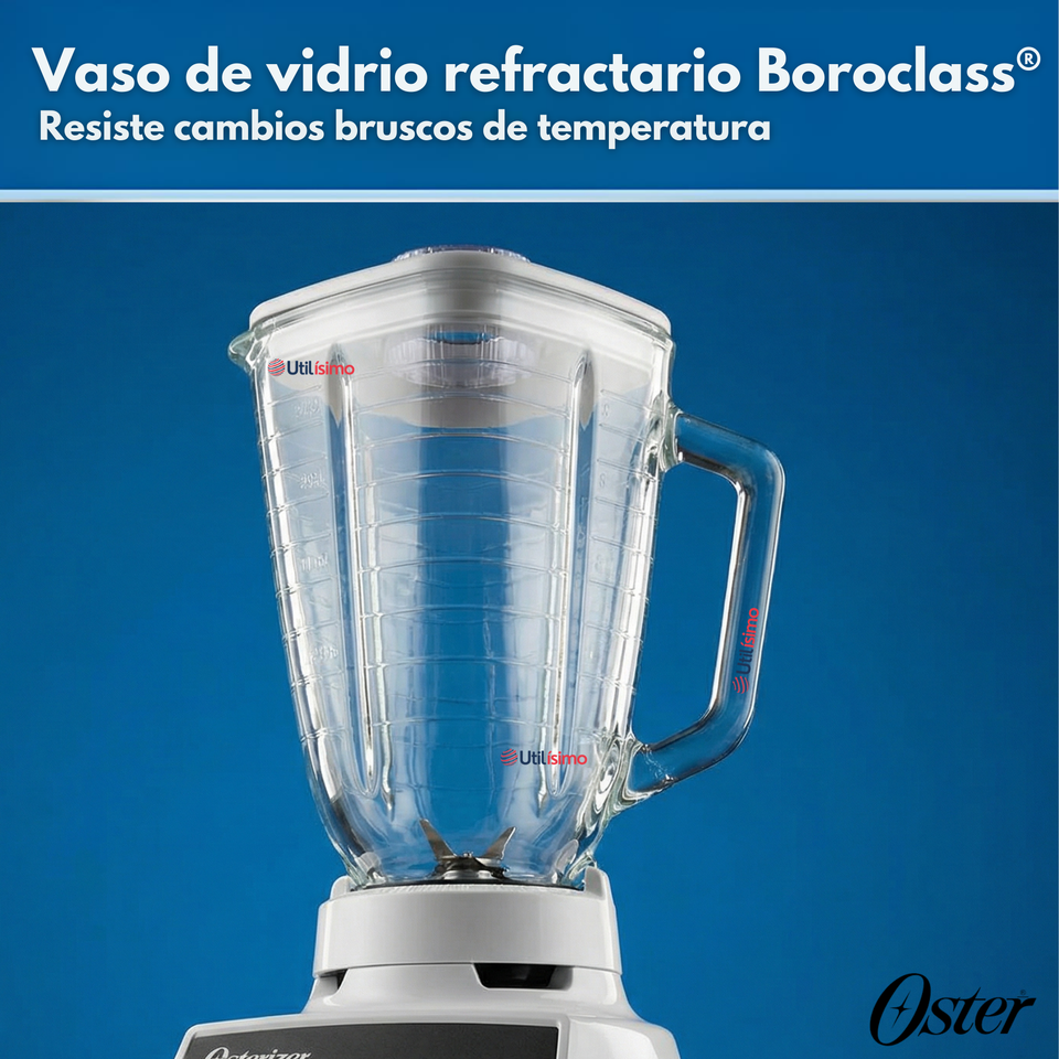 Licuadora Oster® de 10 velocidades blanca
