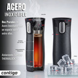 Vaso Mug Contigo West Loop Salt Térmico Gris Cristalino 473 Ml Acero Inoxidable