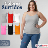 Pack 3 Camisetas Poleras Pabilo Básica Lisa Transpirable Mujer Colores Surtidos