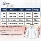Traje Chilote Niña Azul Fiestas Patrias Con Camisa 4 Piezas Tradicional Chilota
