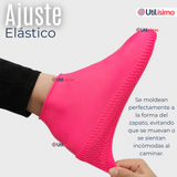 Pack 3 Pares Fundas Cubre Zapatos Rosado Impermeable Surtidas Silicona Antideslizante