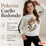 Conjunto 2 Piezas Polerón y Pantalón Buzo 100% Algodón Tedmimak Niña  beautiful charming