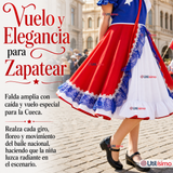 Vestido Chinita Huasa Niña Bandera Chile Fechas Patrias